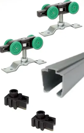  Kit QUATTRO Pro sin Cenefa x 3mts (riel tradicional + set pro)