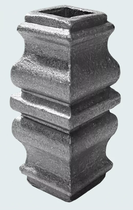 517-1C INTERMEDIO DOBLE CUADRADO GRANDE -ALUMINIO- ■ 3/4 40 88 Aluminio