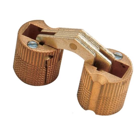 BISAGRA INVISIBLE 12MM BRONCE