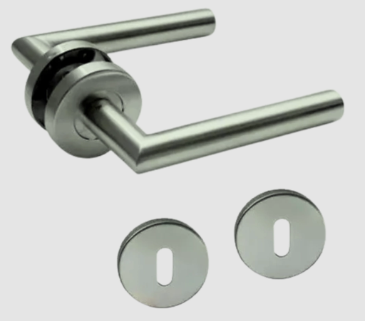 [Lamarina] Manija Recta De Acero Inox Doble Balancin