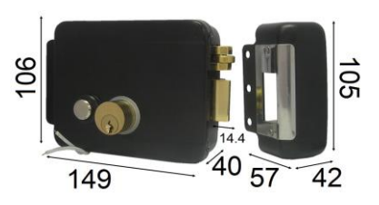 [Lamarina] CERRADURA DORCAS DE APLICAR D 98